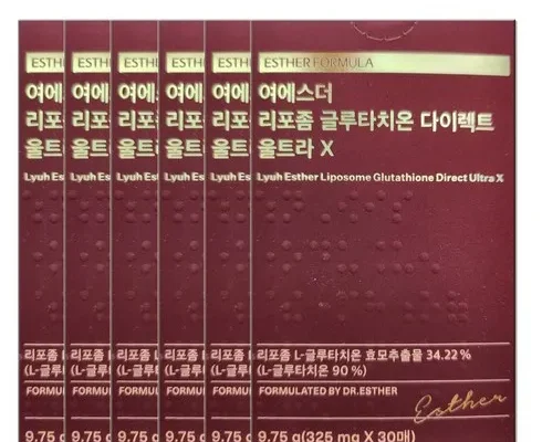 MD추천상품 여에스더 리포좀글루타치온 울트라X 6박스 후기별점안내