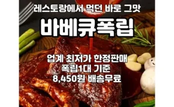 핫딜순위 바베큐폭립 후기별점정리